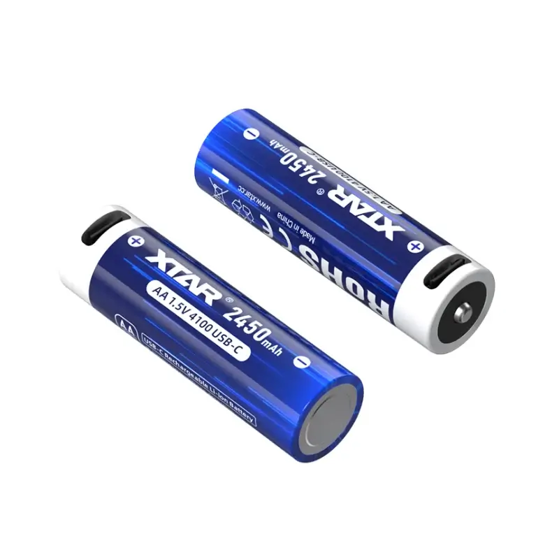 1.5V AA 2450mAh USB-C Li-ion Rechargeable Battery 4 Pcs - Image 3