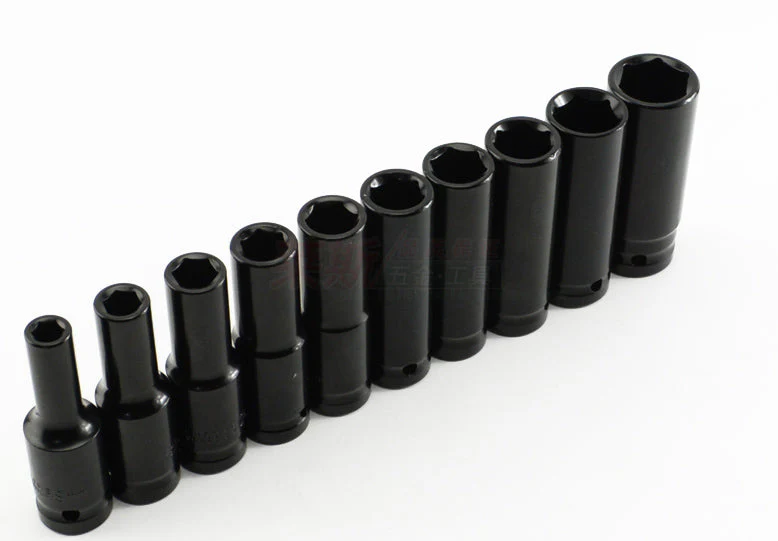 10pc 1/2 Inch Drive Deep Impact Socket Tool Set 8mm-22mm - Image 2