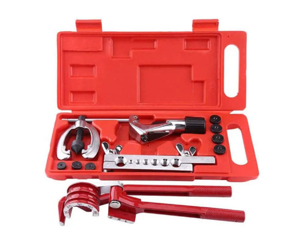 10pcs Flare Tool Kit Brake Air Line Double Flaring Set 3 In 1 Tube Pipe Bender - Image 8