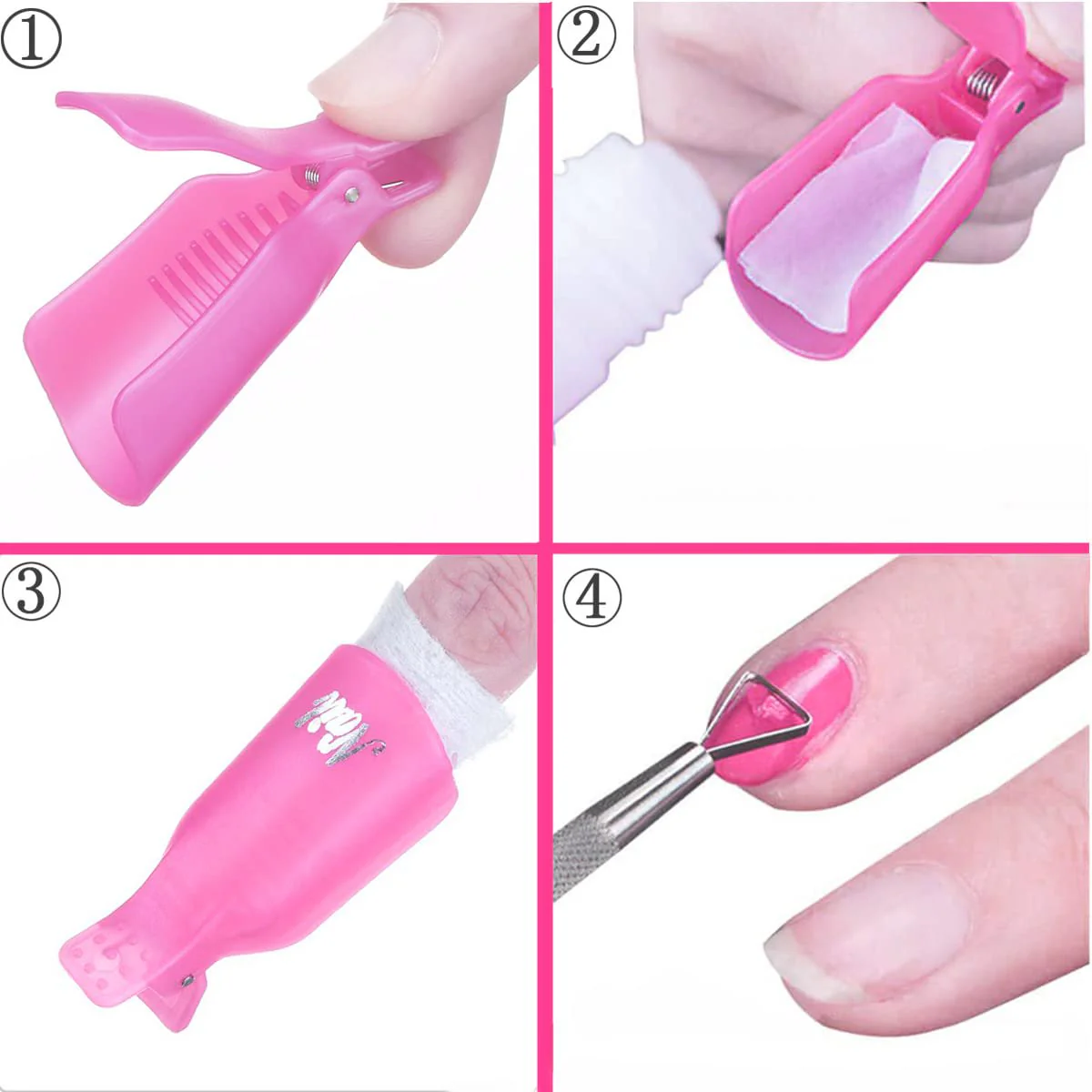 10PCS Nail Polish Remover Clip - Image 4