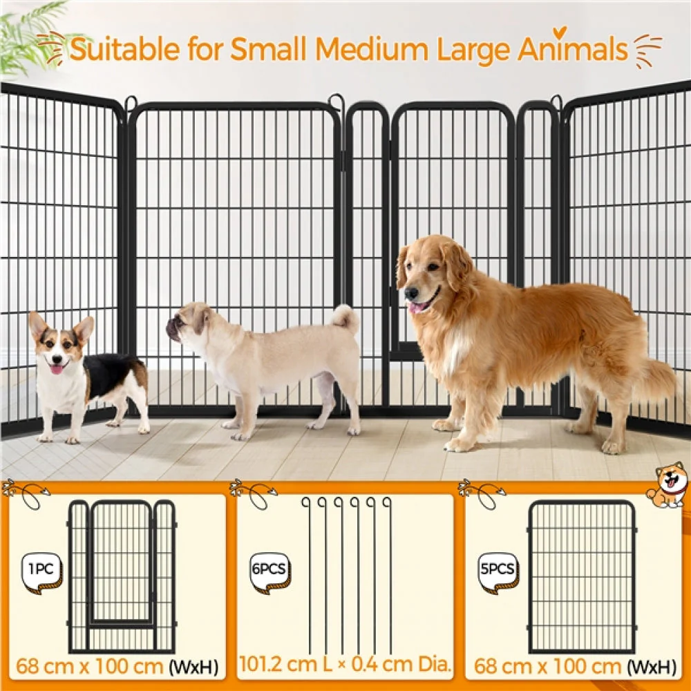 12 Panels Heavy Duty Dog Pen - Image 5