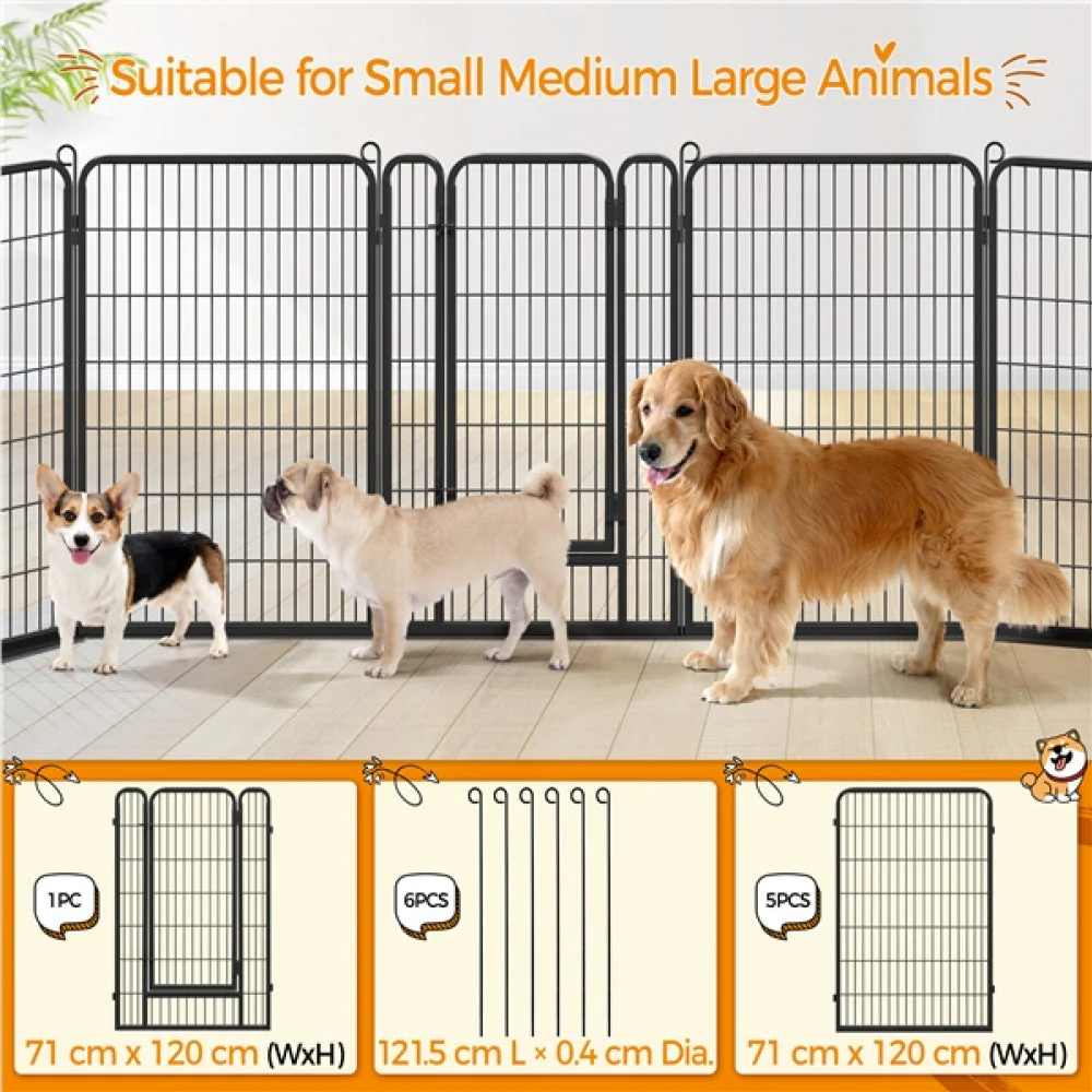 12 Panels Heavy Duty Dog Playpen Panels - Image 9