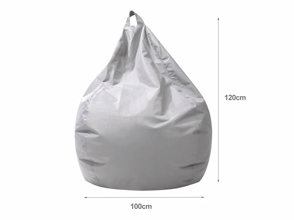 1200D Oxford Outdoor waterproof bean bag cover-Light Grey - Image 5