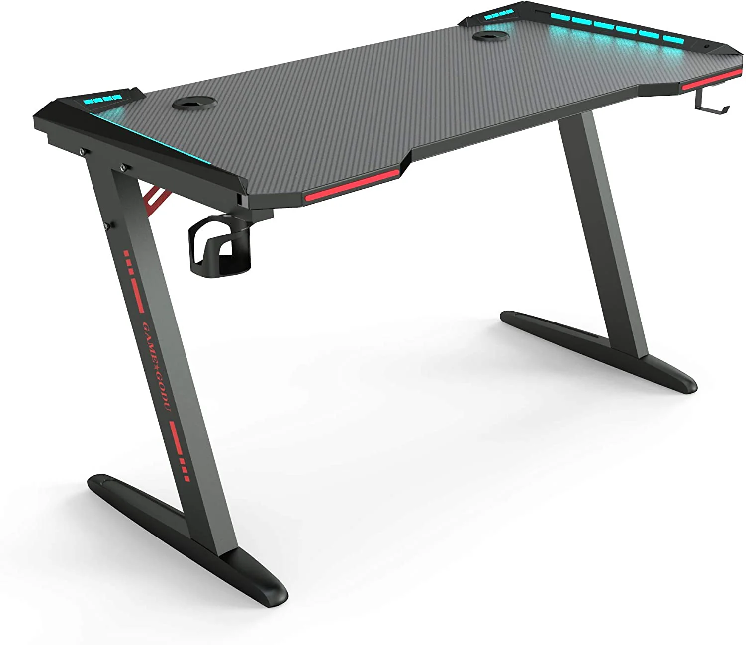 Gaming Desk Table Computer Desk RGB Light 120cm - Image 4