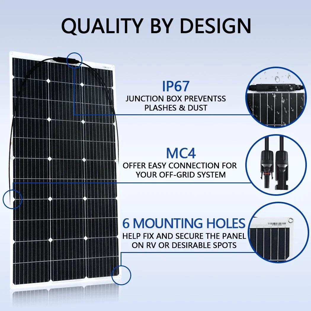 120W Solar Panel Flexible - Image 5