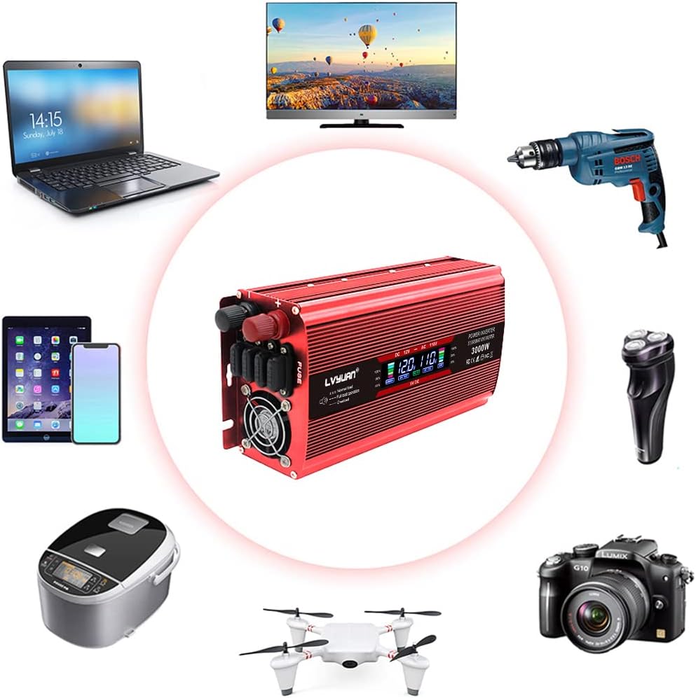 12V Power Inverter 1600W Car Inverter - Image 4