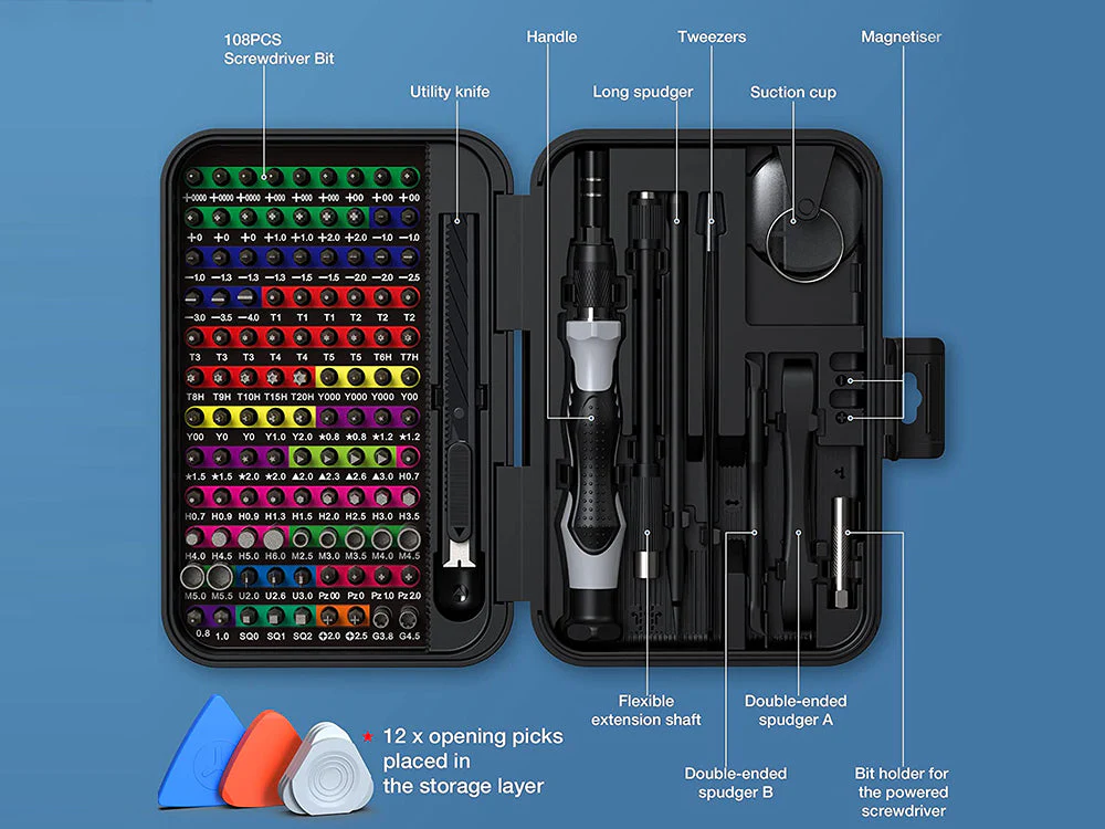 132-in-1 Multi-Function Precision Screwdriver Set - Image 3