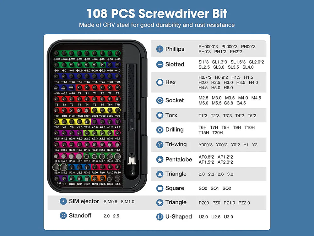 132-in-1 Multi-Function Precision Screwdriver Set - Image 4