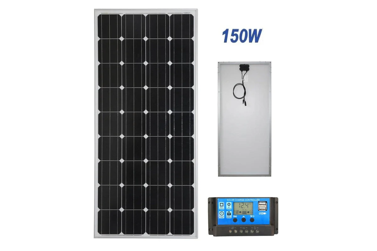 150W Solar Panel with Solar Controller - Image 3