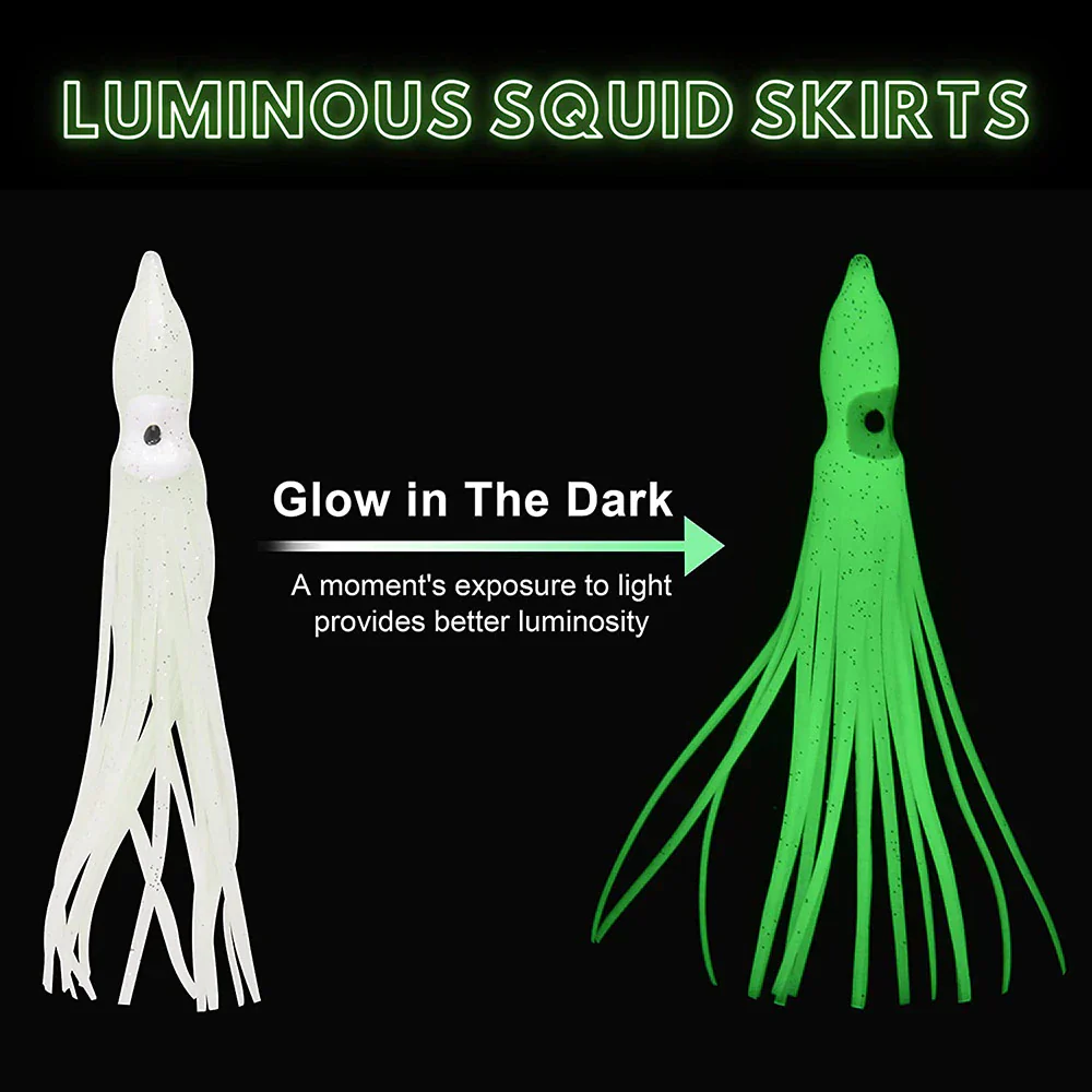 15cm Octopus Luminous Skirts ( Pack of 5) - Image 2