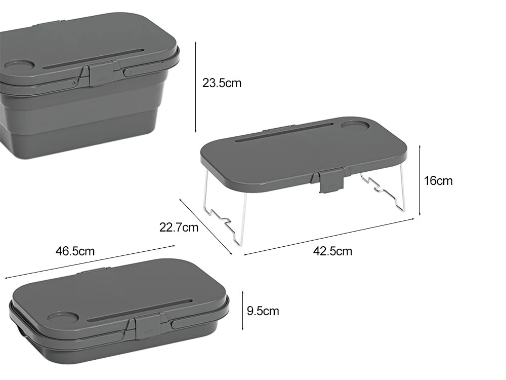 15L Picnic Storage Box Portable Folding Picnic Basket - Image 6