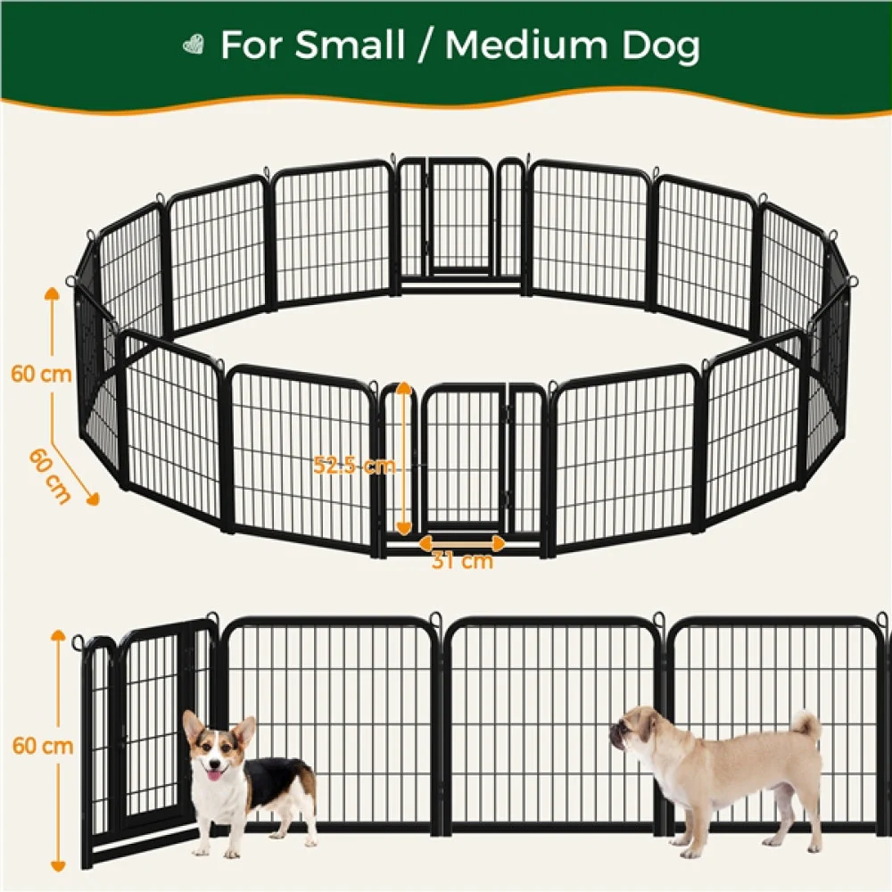 16pcs Dog Pen Pet Barrier Fence - Image 3