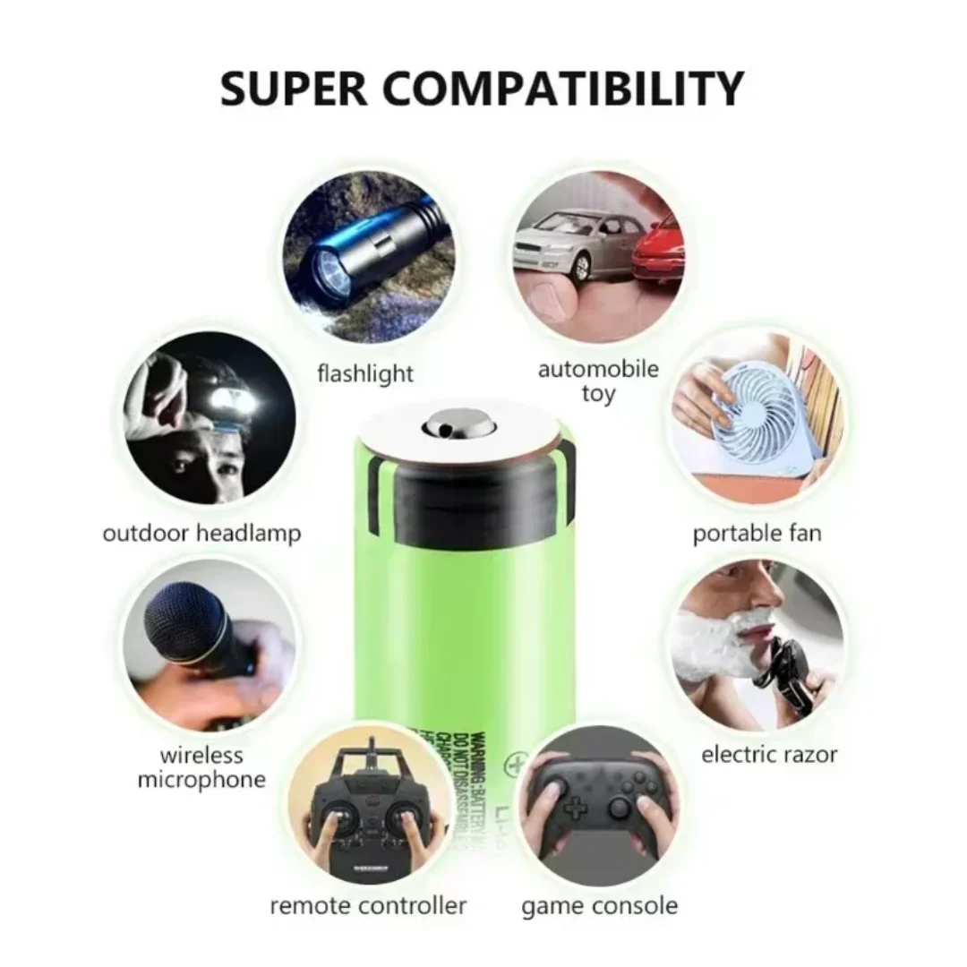 18650 Rechargeable Batteries 2pcs (Button Top) - Image 4