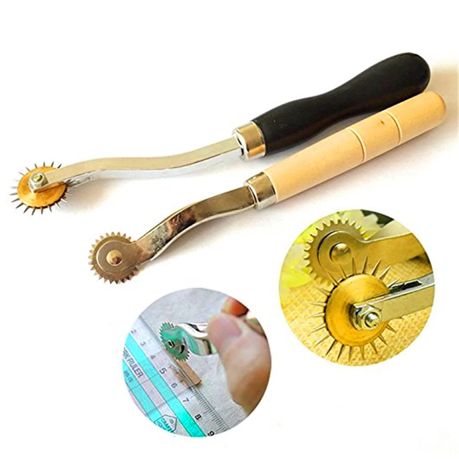 18PCs Leather Craft Tools Kit Tools DIY Groover Punch Kit Stiching Carving Craft Sewing - Image 3
