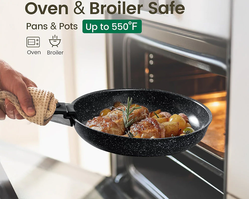 19 Piece Nonstick Induction Cookware Set - Image 7