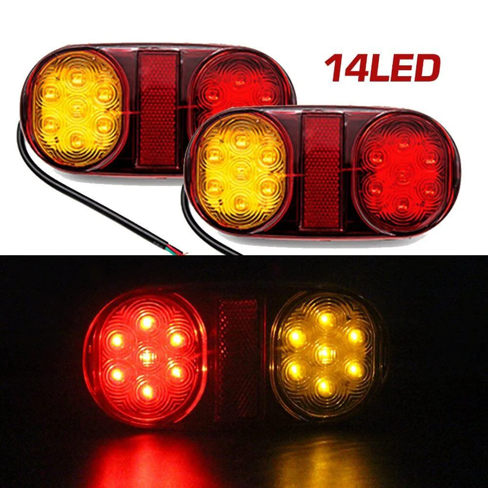 2 Pcs 14 LED Truck Trailer Light - Image 2