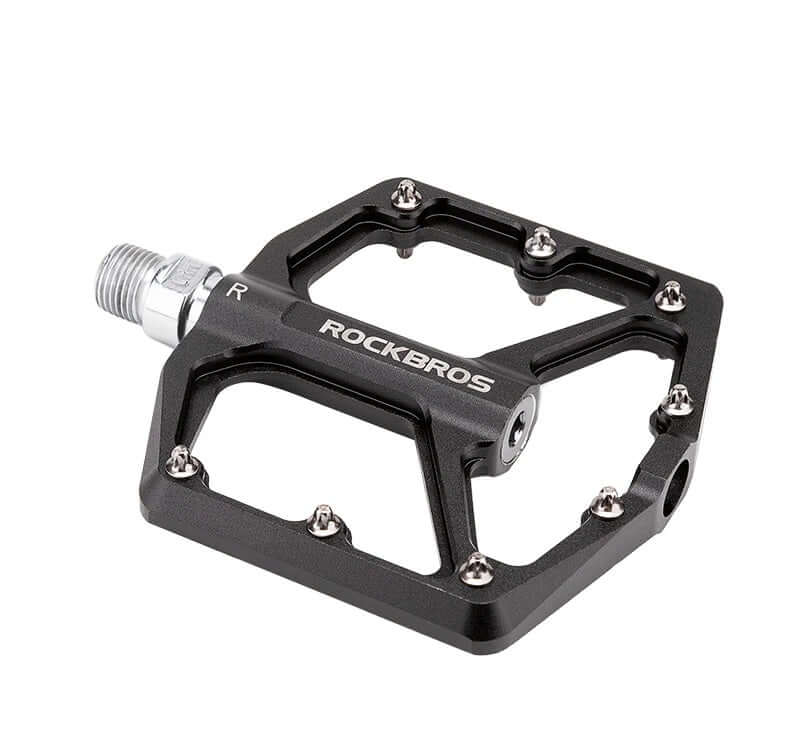 2 Pcs Bicycle Pedals Aluminium Alloy Platform Pedal For Road Mountain Bike - Image 2