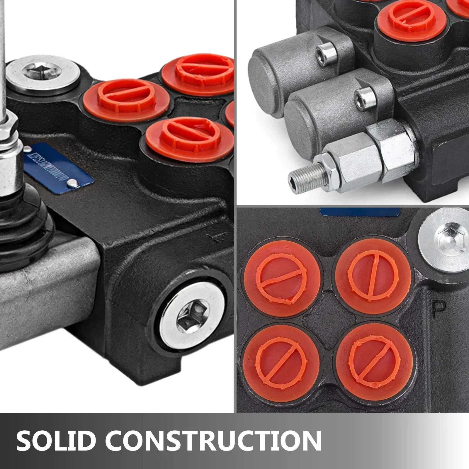2 Spool Hydraulic Directional Control Valve 11 Gpm double acting cylinder spool - Image 7
