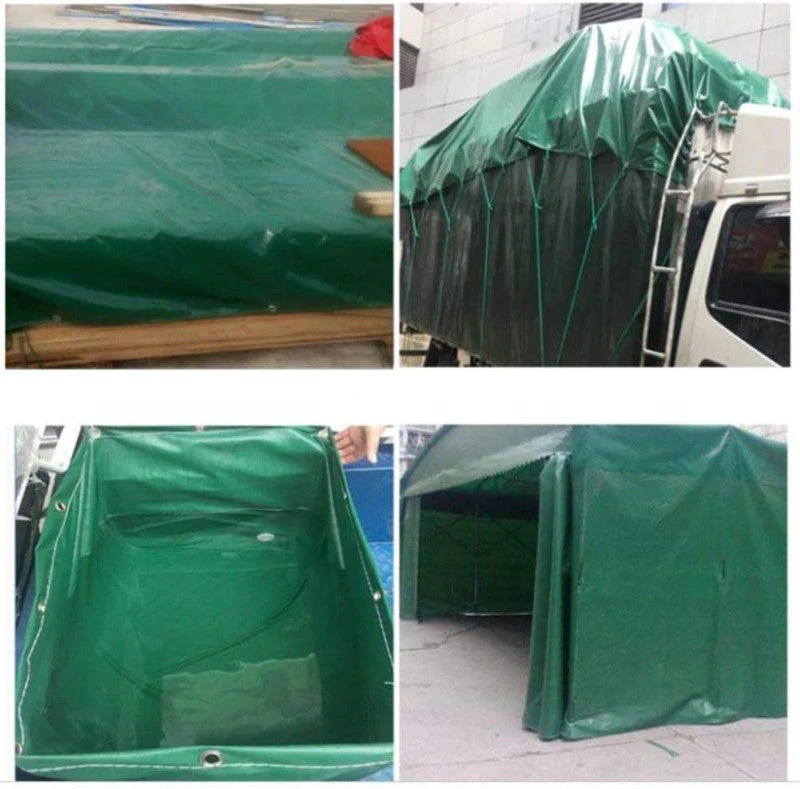 2 x 5m Canvas Tarpaulin Tarps - Image 3