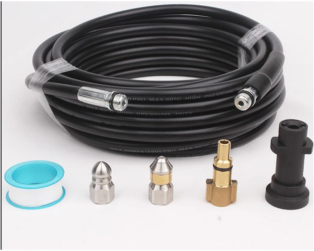 20m Drain/Pipe Cleaning Kit for Karcher, Ozito, Briggs & Stratten - Image 8