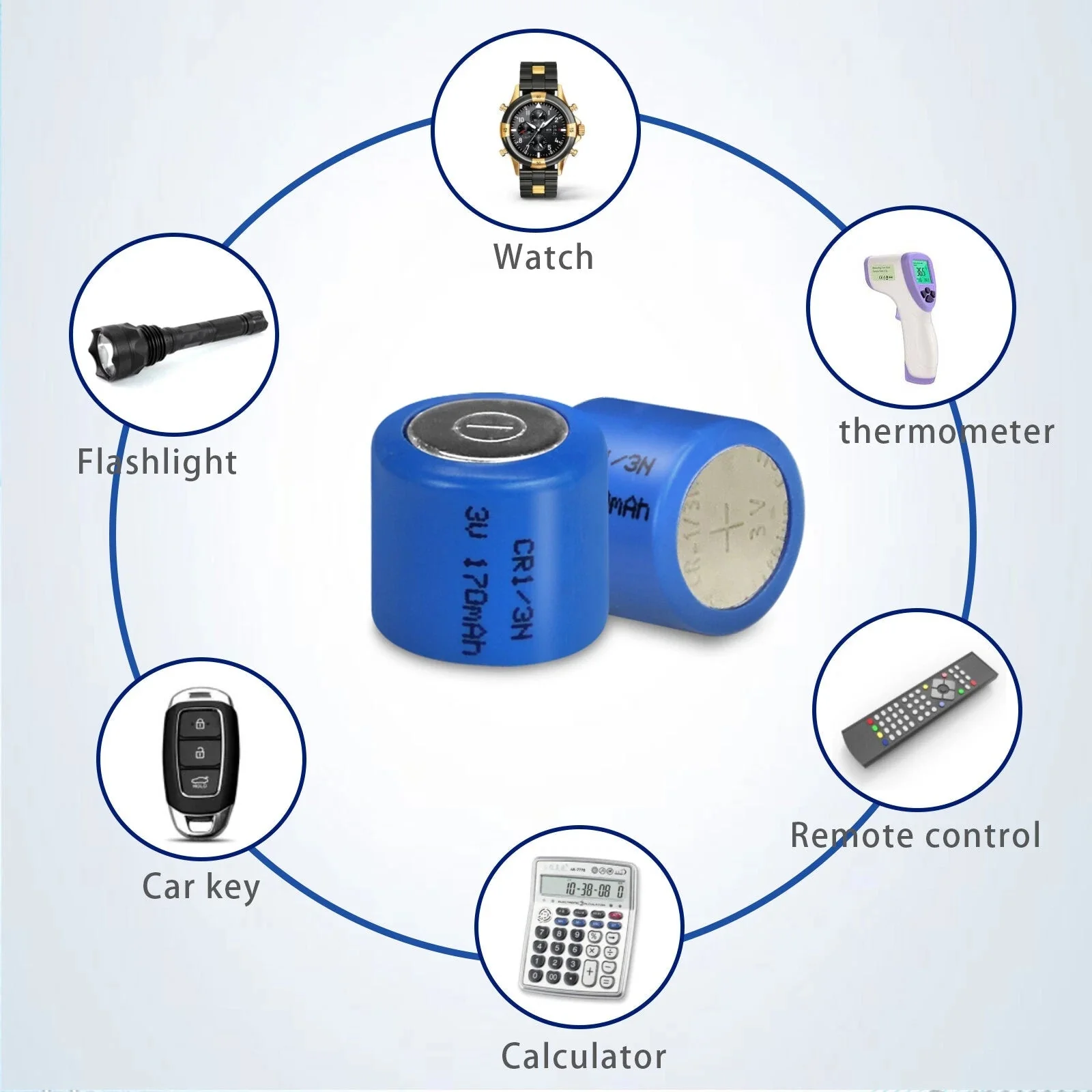 8PCS CR1/3N Lithium Battery 2L76, K58L, DL1/3N, 5018LC, CR11108, CR1/3N, CR13N - Image 6