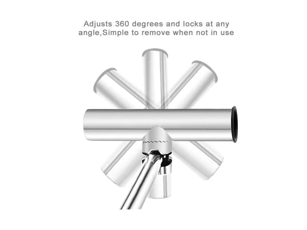 26-32mm Clamp-on Stainless Steel Fishing Rod Holder - Image 3