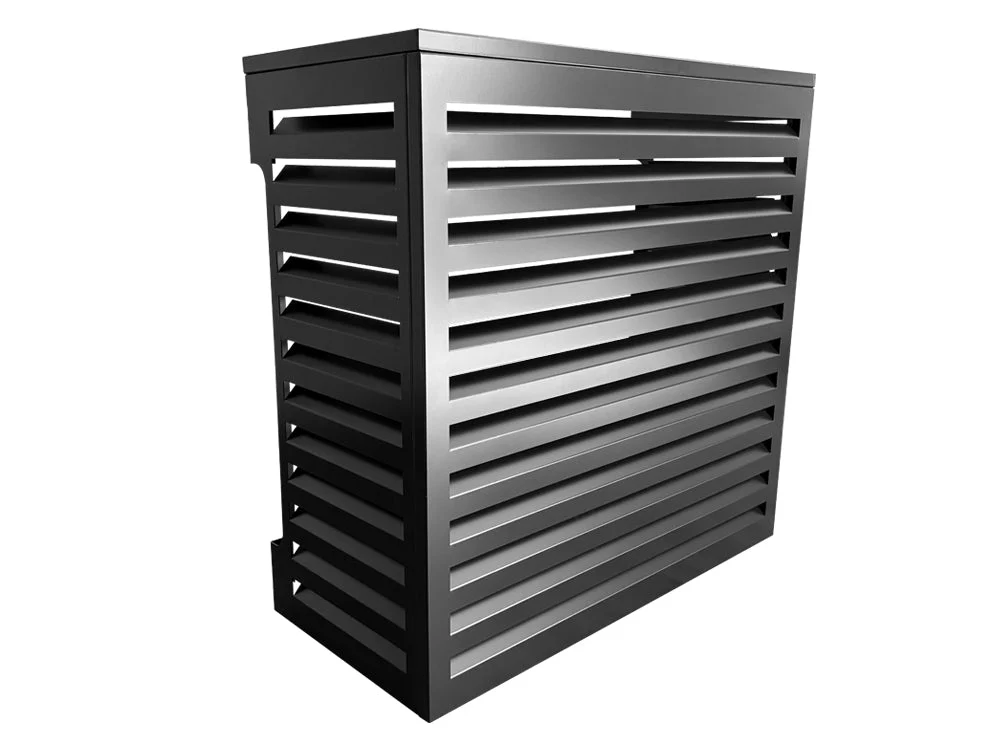 2mm Thickness Aluminum Heat Pump Cover- Black -Medium - Image 4