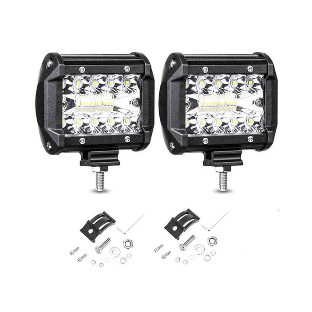 2Pcs 4Inch Led Work Light Bar
