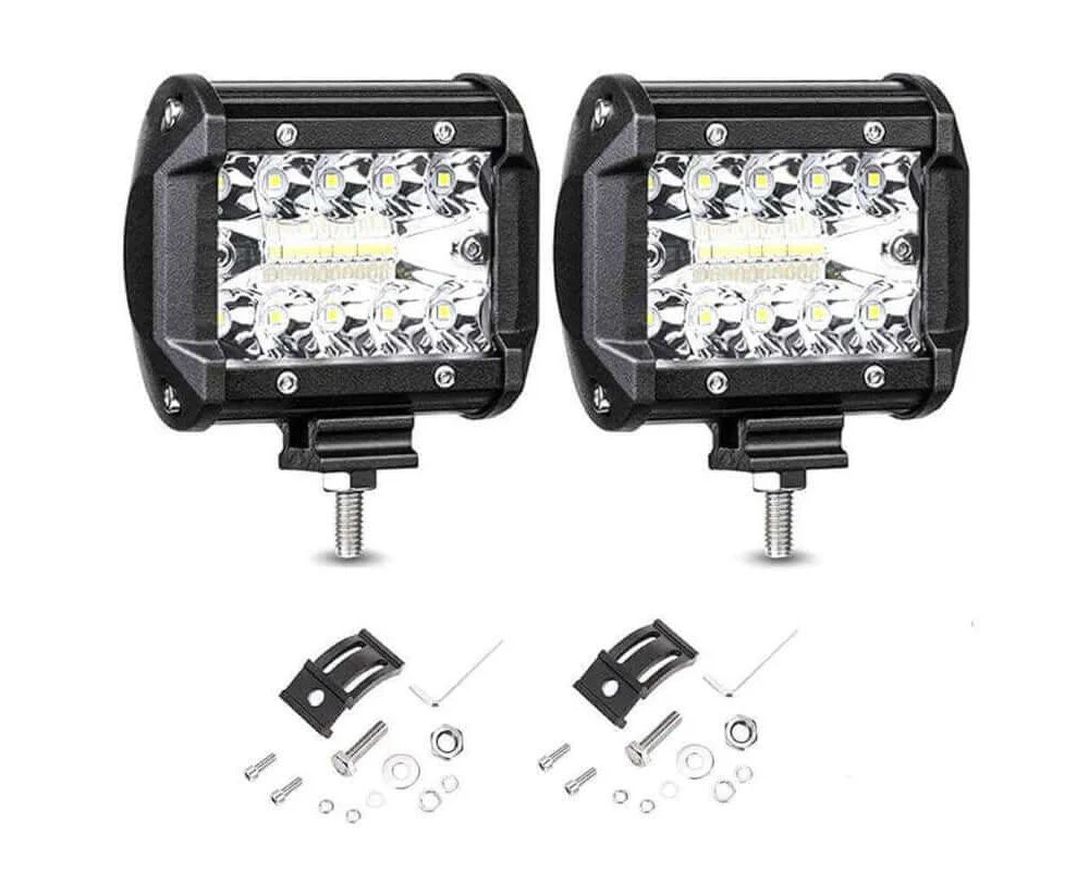 2Pcs 4Inch Led Work Light Bar - Image 2