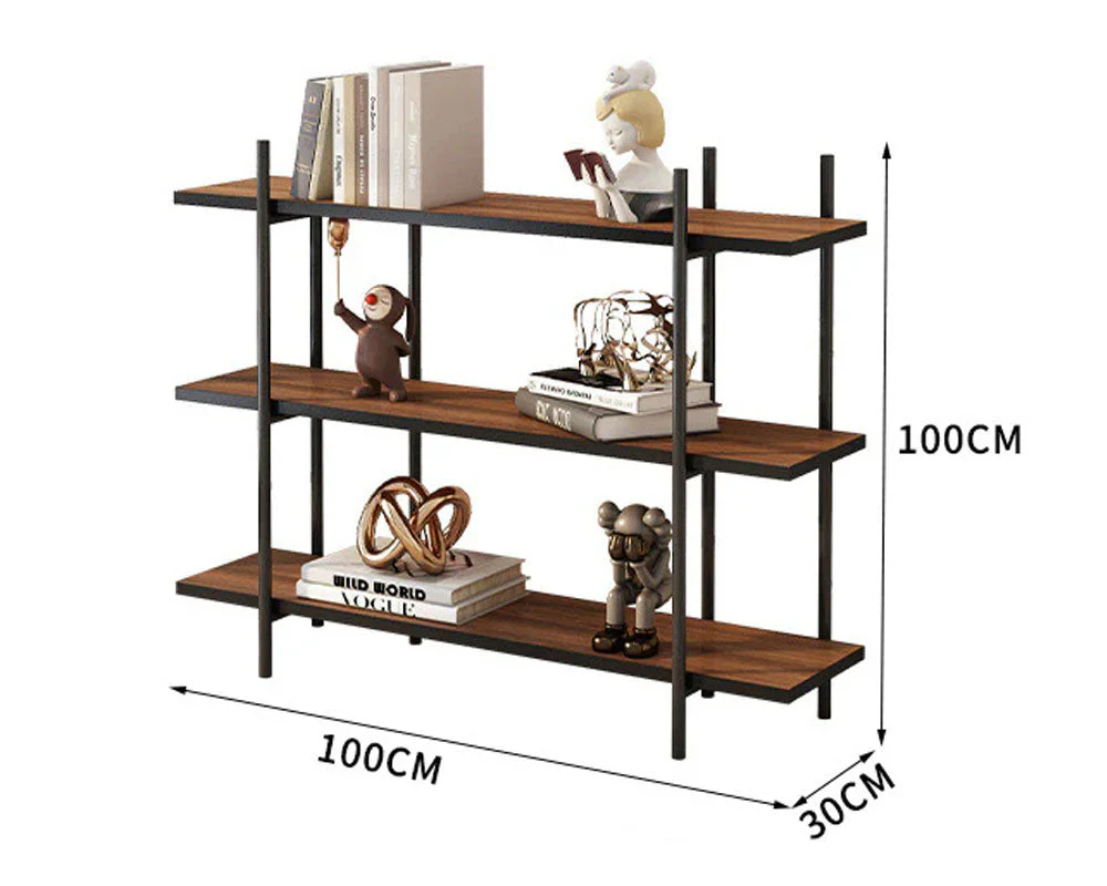 3 Tier Bookshelf Console Table Hallway Flower Stand - Image 2