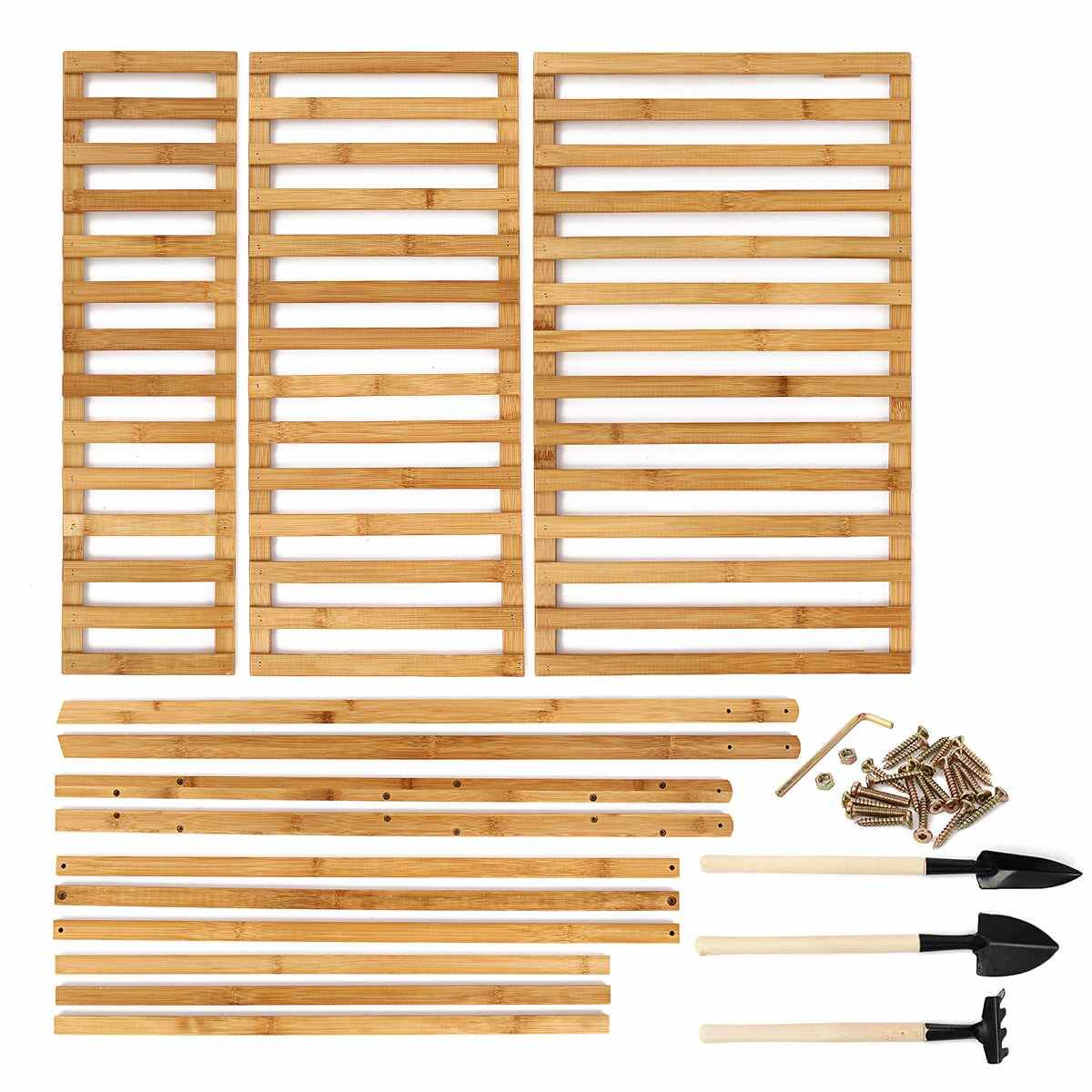 3 Tier Foldable Bamboo Deco Plant Rack - Image 13