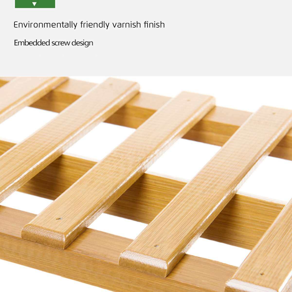 3 Tier Foldable Bamboo Deco Plant Rack - Image 9