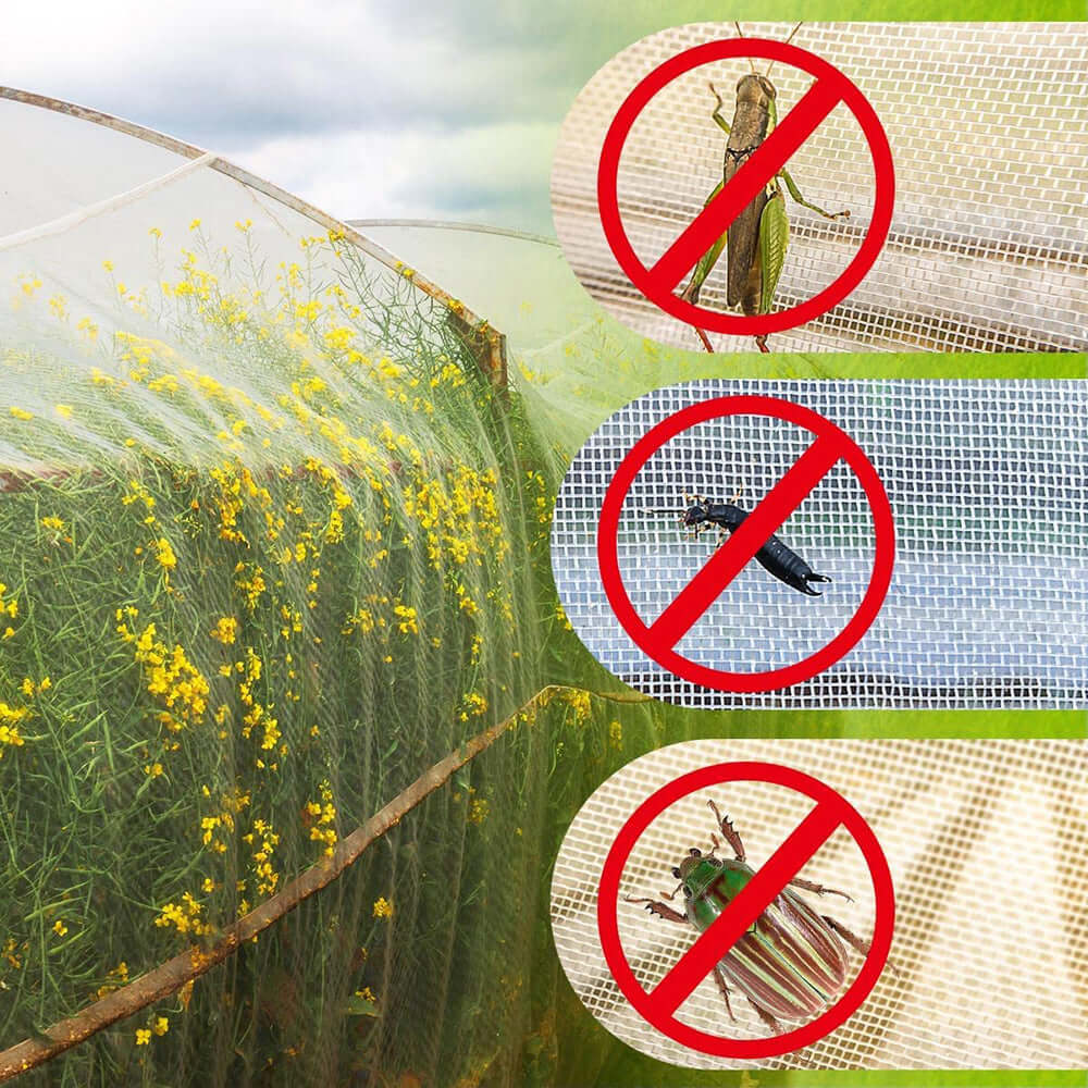 3 x 10M Insect Netting Vegetables Plant Crop Mesh Protection - Image 6