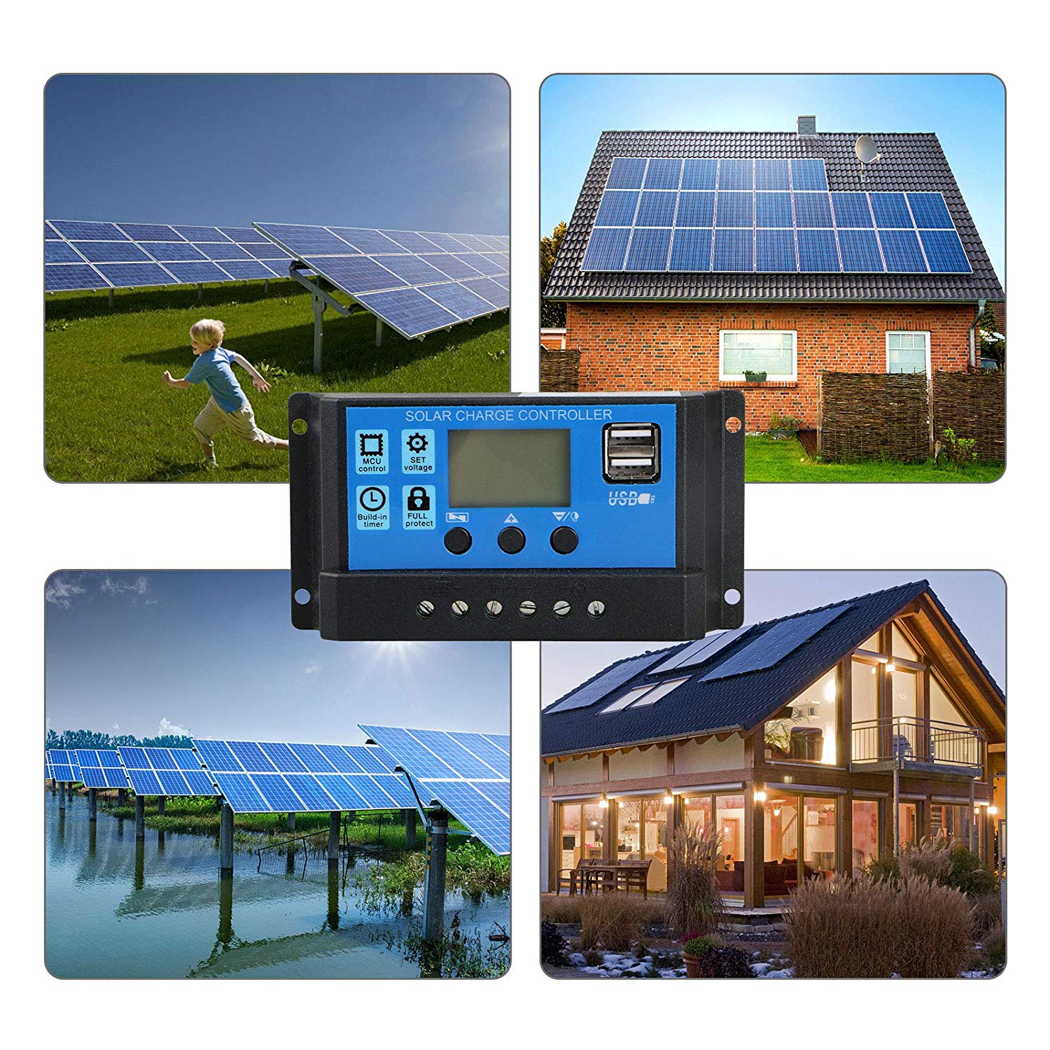30A Solar Charge Controller LCD Display - Image 7