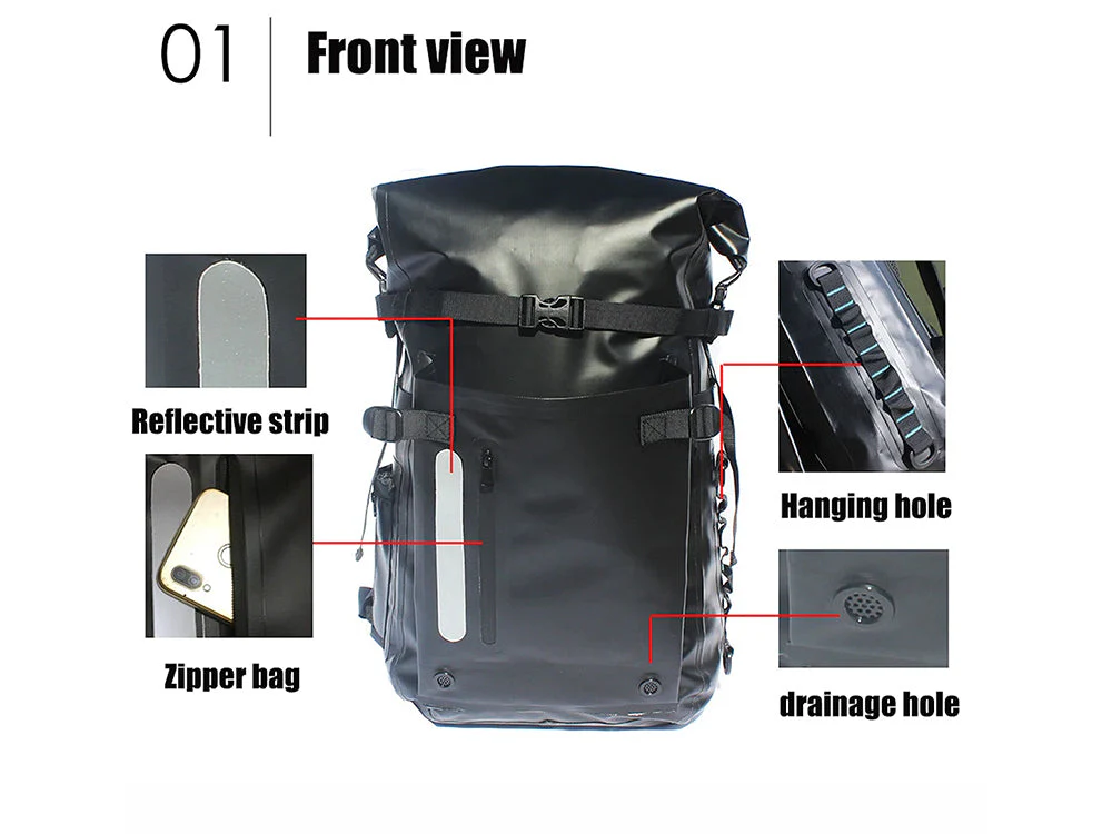 30L Sport Waterproof Dry Bag Backpack / Diving bag - Image 7