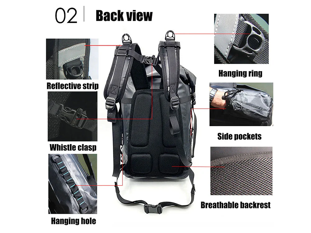 30L Sport Waterproof Dry Bag Backpack / Diving bag - Image 8