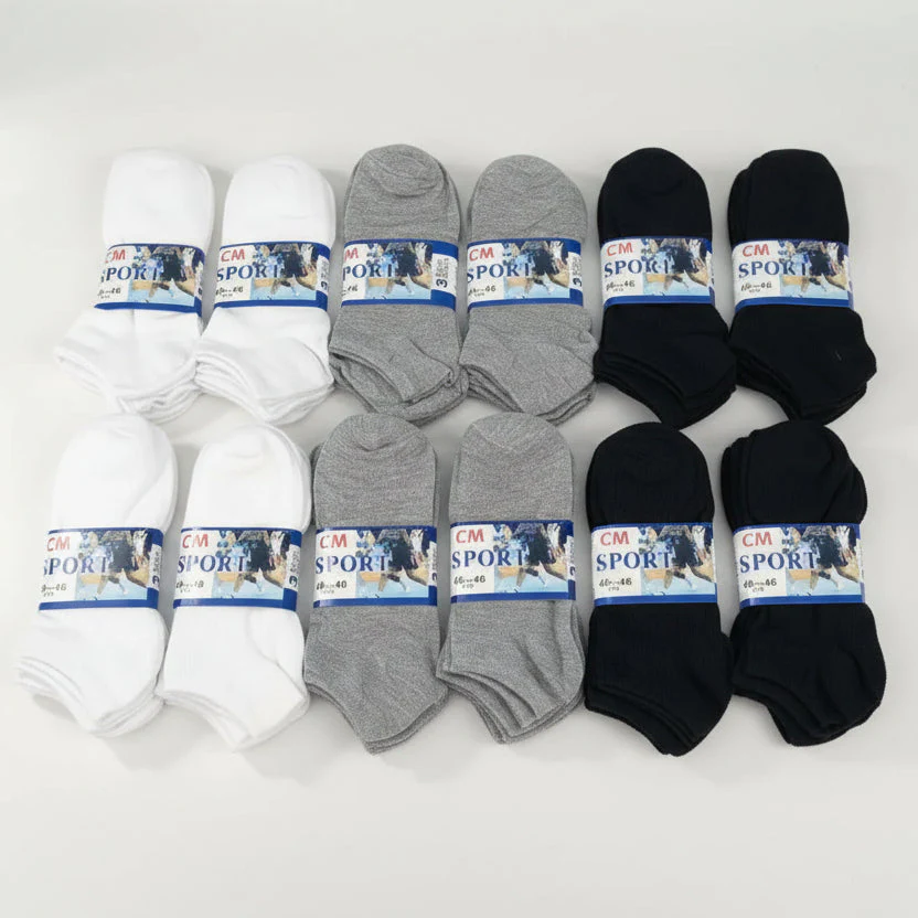 (36 Pairs) MIX colour Thin Ankle Socks M7-11/ W9-13