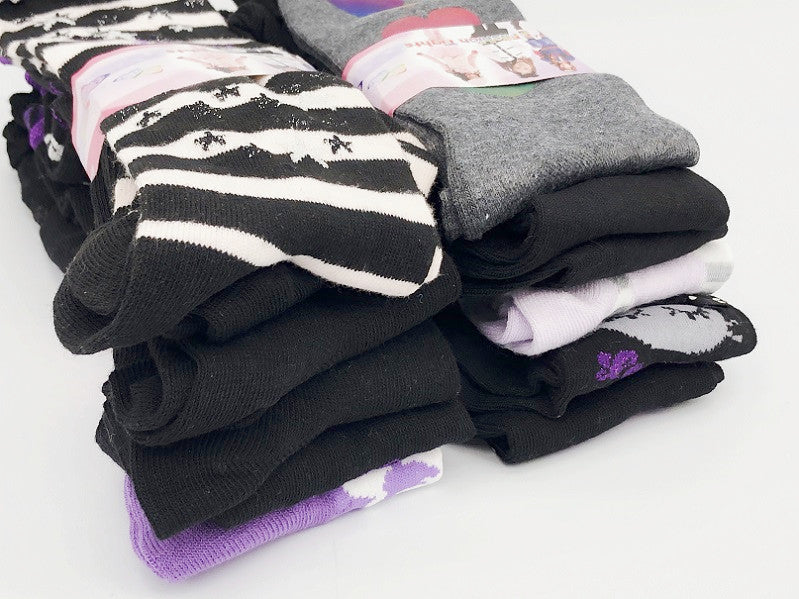 36 pairs Toddler Kids Plain Cartoon Ribbed Socks - Image 6