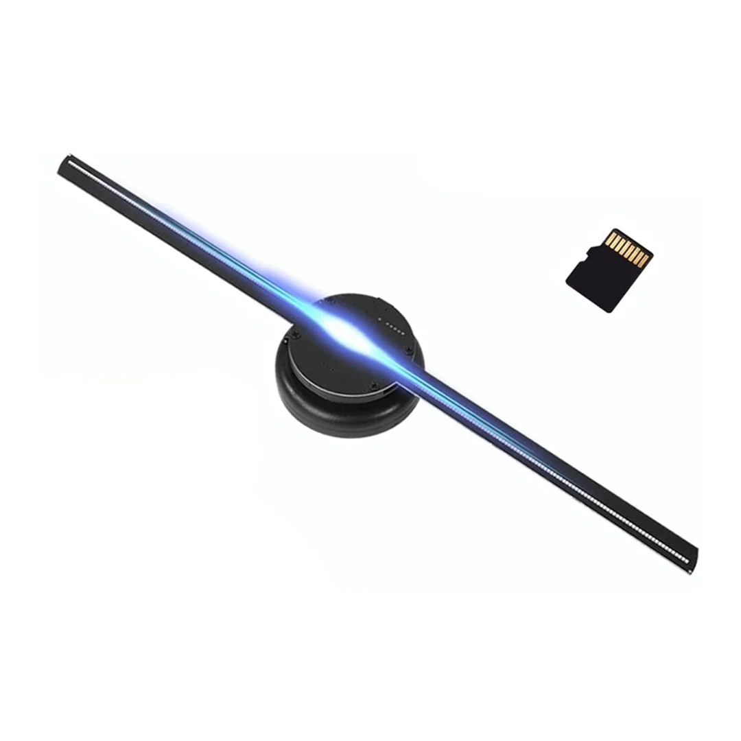 3D Hologram Fan Projector Advertising Display Fan Wall-mounted HD LED - Image 10