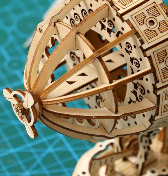 3D Wooden Puzzles Airship Model Kits, Brainteaser and Puzzle for Christmas/Birthday,Gifts for Adults and Teens - Image 4