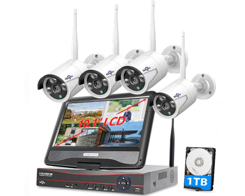 Hiseeu 8CH 3MP Wireless CCTV System with 1TB HDD - Image 2
