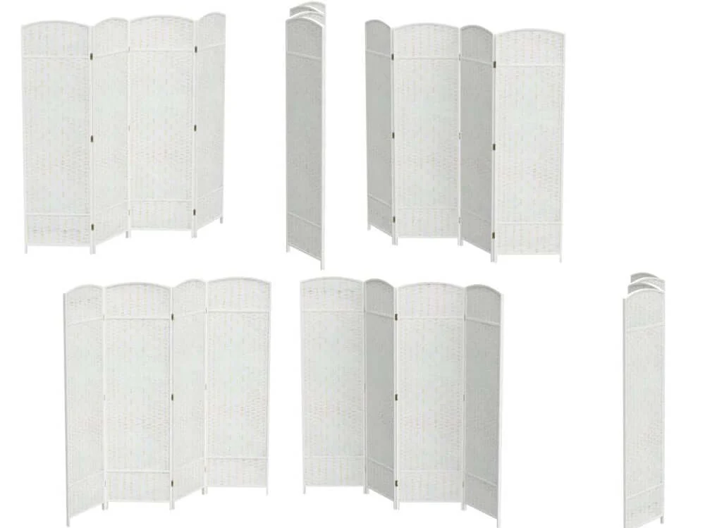 4 Panels Room Divider Folding Screen - Image 7