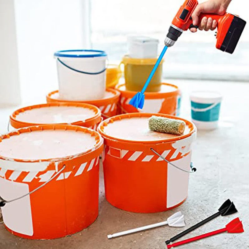 4 PCs Paint Mixer Drill Attachment Resin Mixer - Image 3