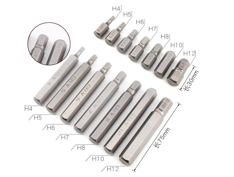 40 Pieces Hex Shank Screwdriver Drill Set Bits Metal Case - Image 2