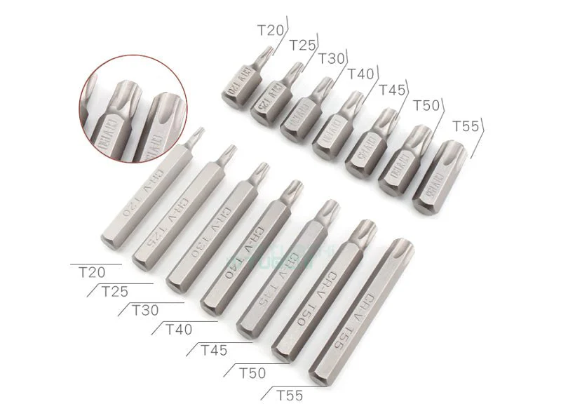 40 Pieces Hex Shank Screwdriver Drill Set Bits Metal Case - Image 4