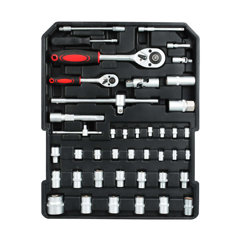 499pcs Tool Kit Trolley Case Mechanics Box Toolbox Portable Diy Set - Image 5