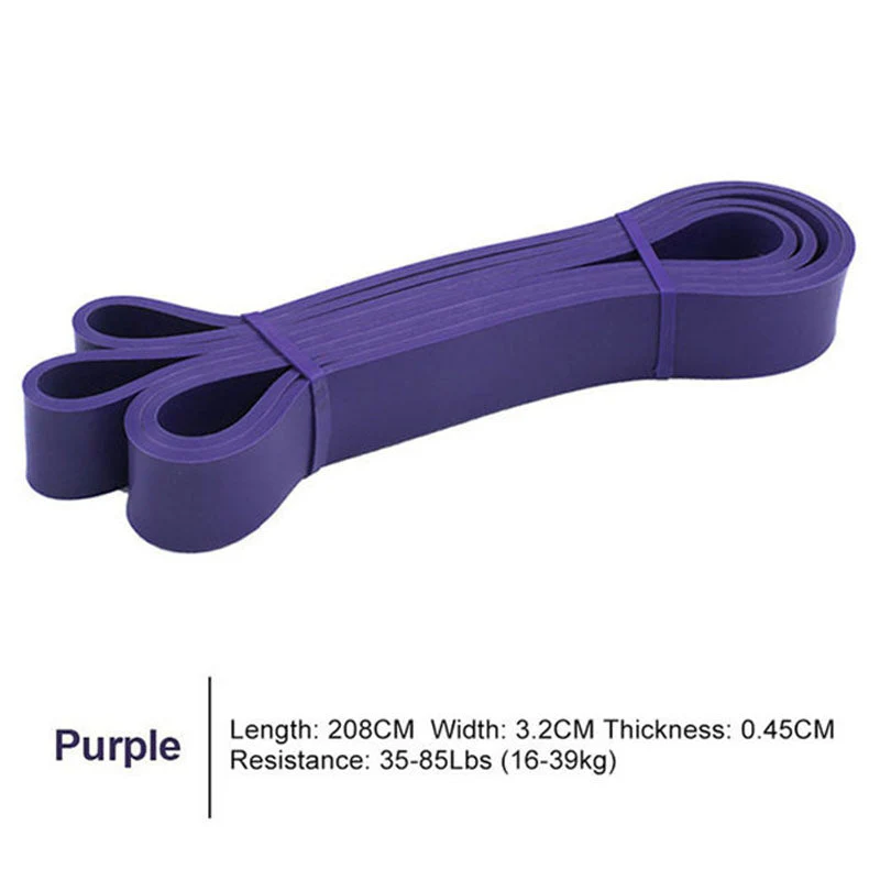 4Pcs Resistance Bands Exercise Yoga Pilates Rubber Fitness Training - Image 10