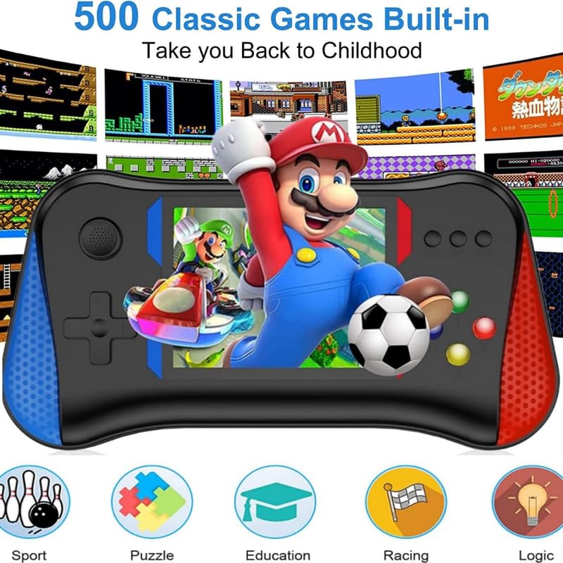500 in 1 Retro Handheld Gaming Device - Image 5