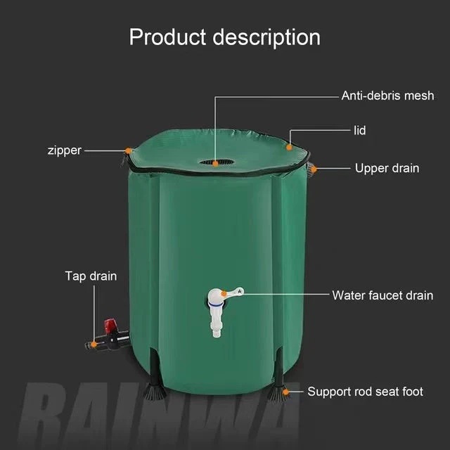 500L Water tank Rainwater Tank Barrel - Image 9
