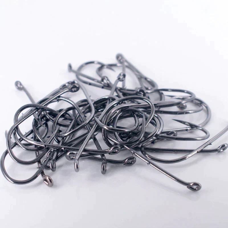 50pcs Double-backed 5/0 High Carbon Fishing Hooks - Image 5